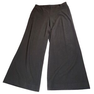 Lauren Ralph Lauren Womens 12 Black Wide Leg Dress Pants